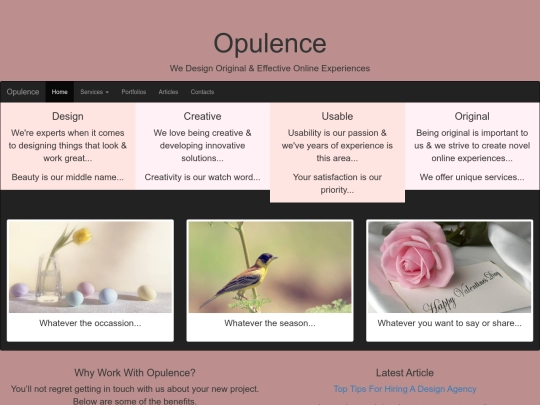 opulence screenshot