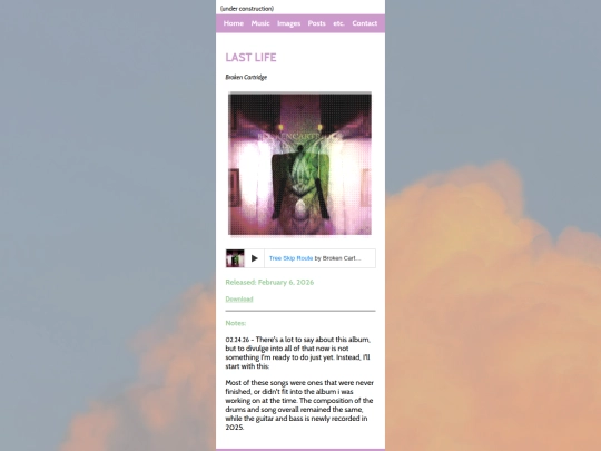 music/lastlife screenshot