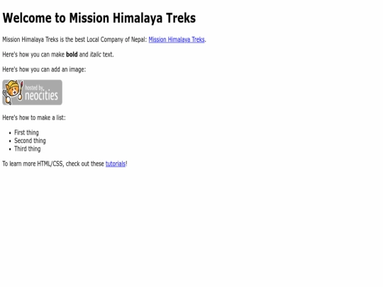 index screenshot