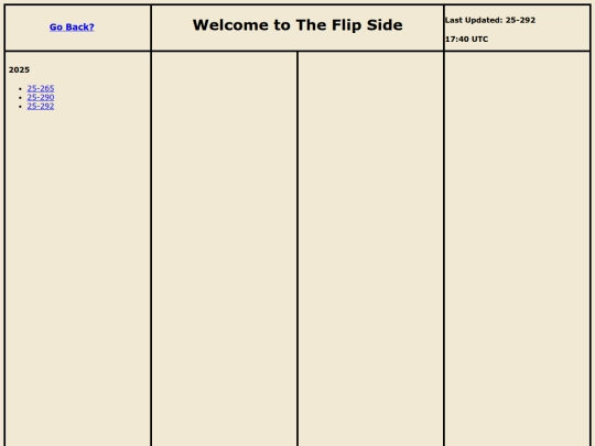 Blogs/tfs/theflipsideindex screenshot