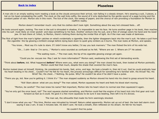 Stories/Pulseless screenshot
