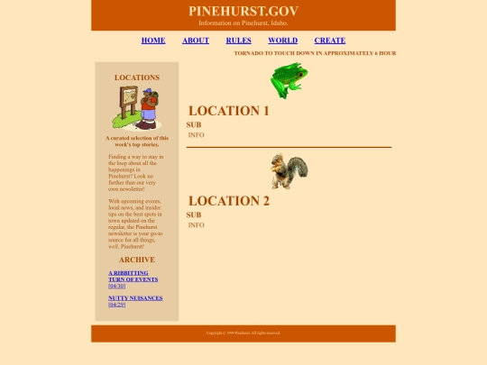 locations screenshot