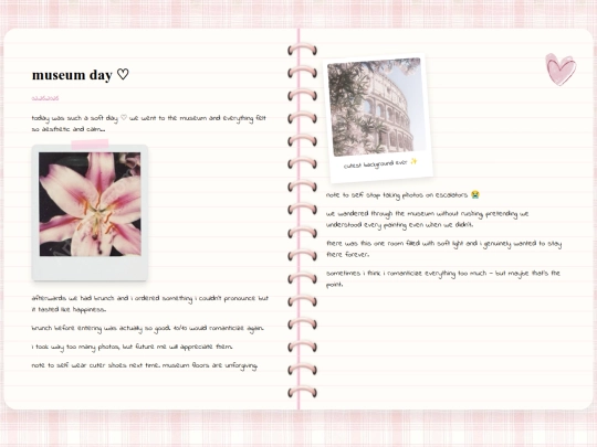 journal screenshot
