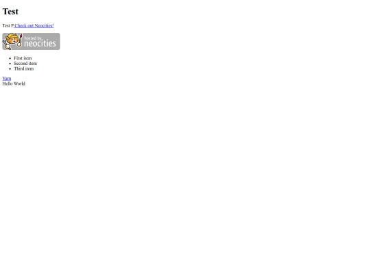 Test screenshot