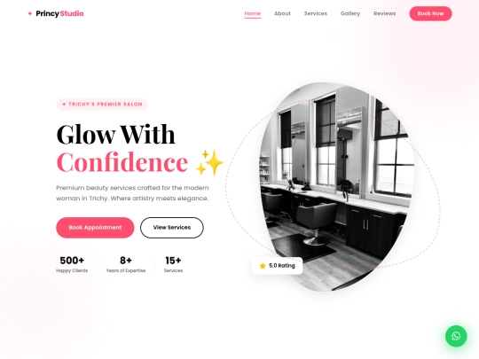 Princy beauty studio  screenshot