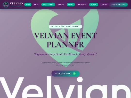 VELVIAN EVENTS screenshot