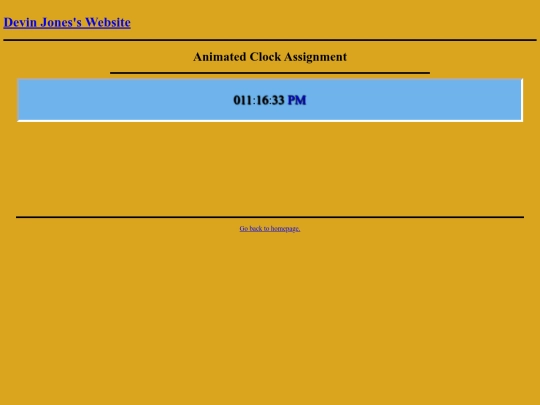 animatedClock/animatedClock screenshot
