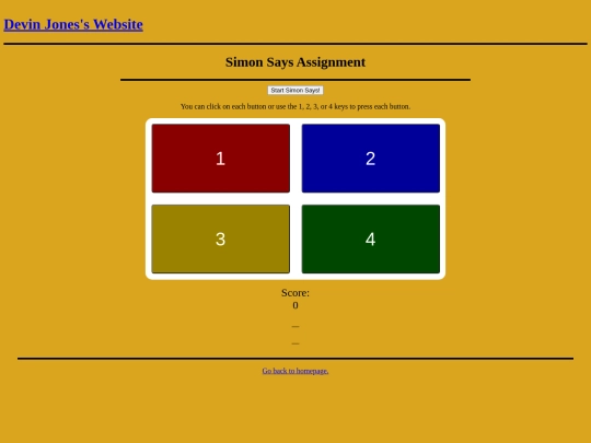 simonsays/simonsays screenshot