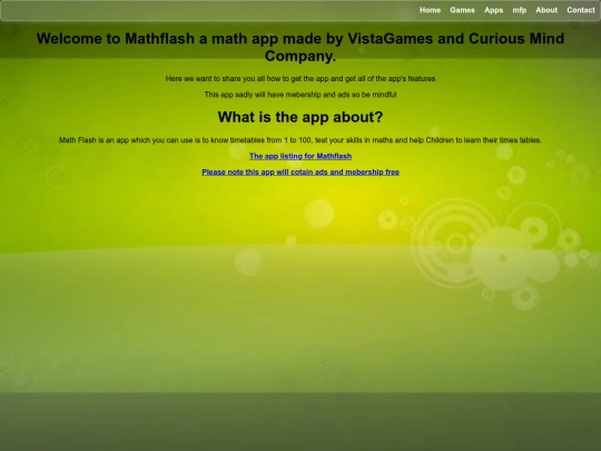 Mathflash screenshot