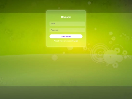 register screenshot