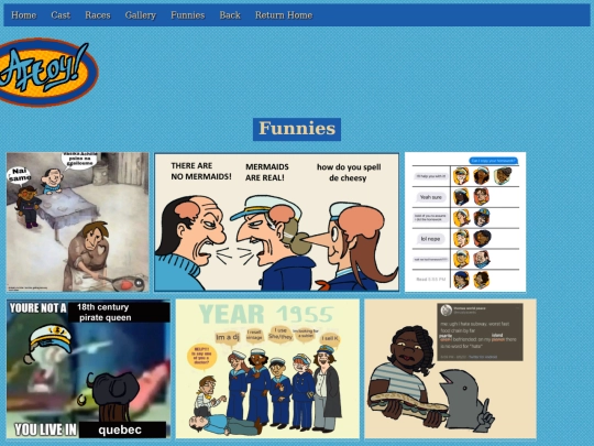ahoy/funnies screenshot
