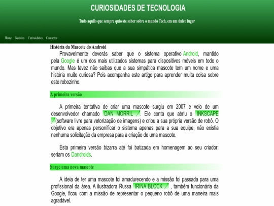 index screenshot
