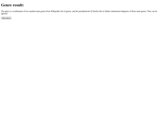 genre screenshot