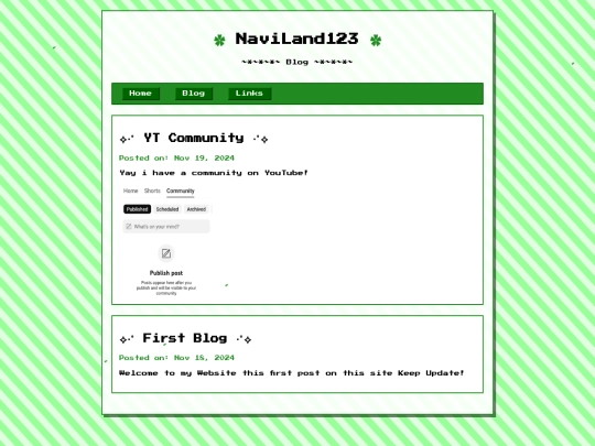 blog screenshot