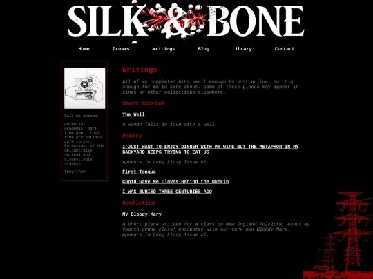 writings screenshot