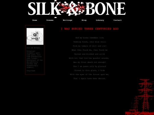 writings/iwasburied screenshot