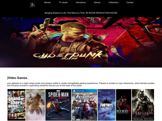 Games screenshot