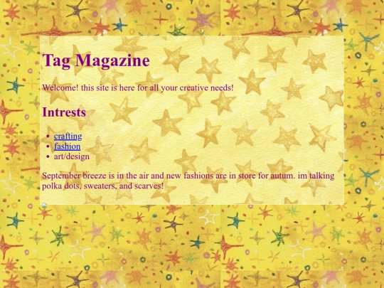 index screenshot