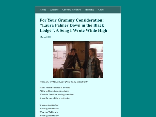 posts/2025-07-13-Laura-Palmer-Down-In-The-Black-Lodge screenshot