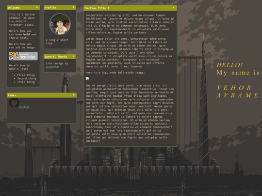 index screenshot