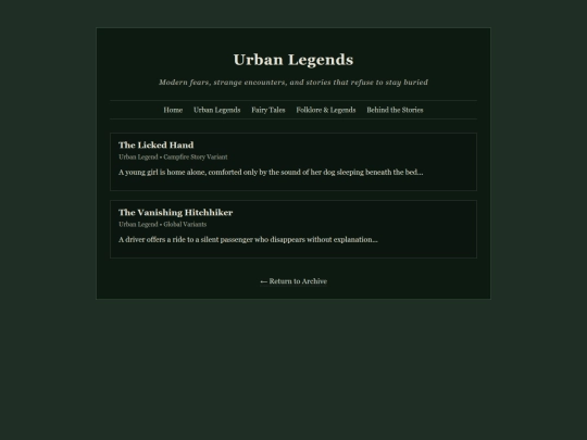 urban-legends screenshot