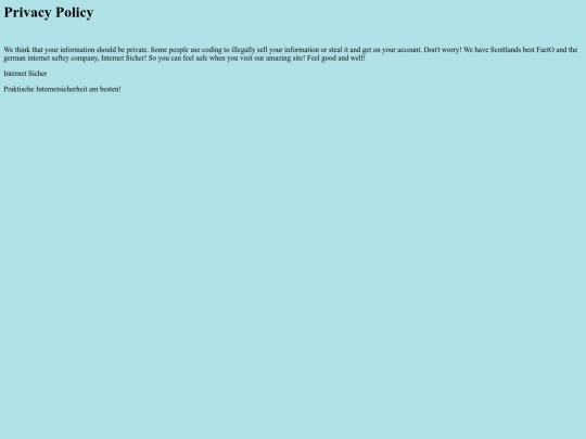 Privacy-Policy screenshot