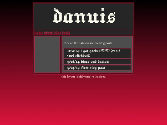 blog screenshot