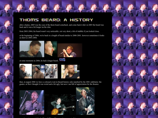 albumsites/2006/beard screenshot