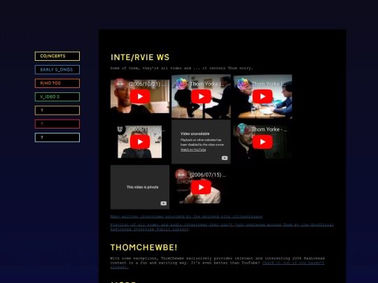 albumsites/2006/videos screenshot