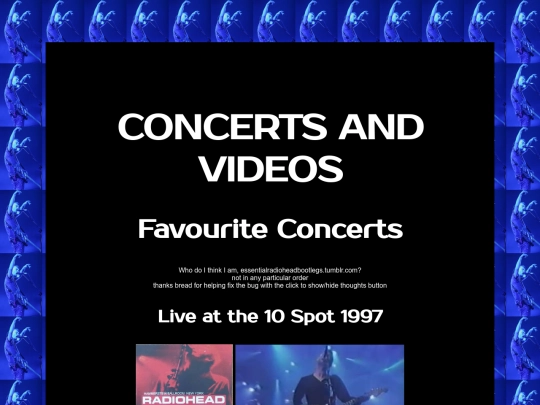 concerts screenshot