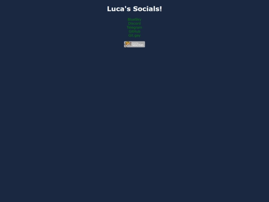 socials screenshot