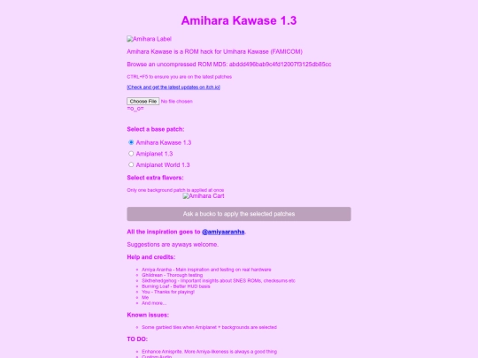 ."/amihara\index screenshot