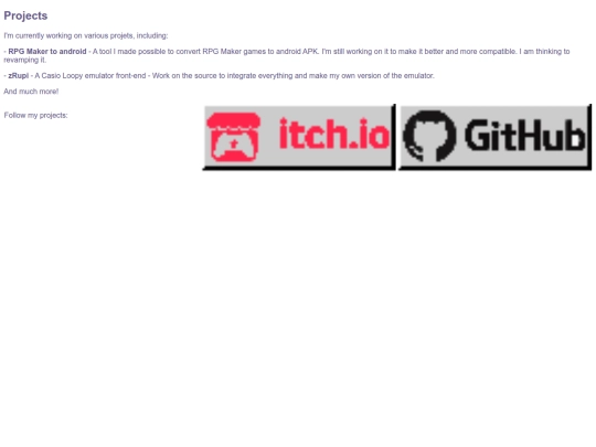 ."/projects screenshot
