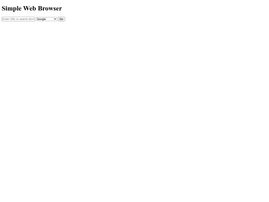 Simple_Web_Browser screenshot