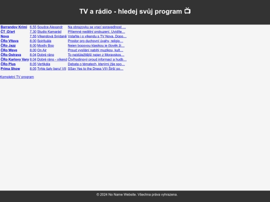 TV a Rádio screenshot