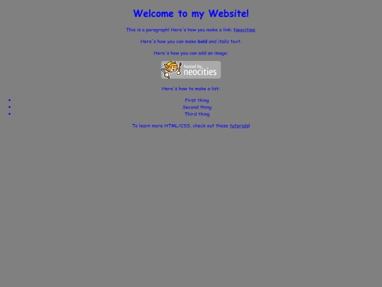 test screenshot