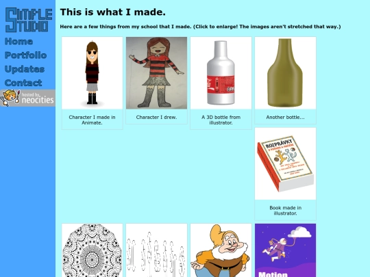 SubSites/portfolio screenshot