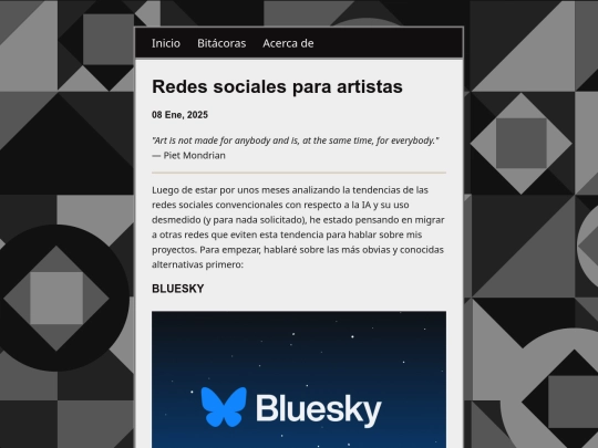 posts/2025-01-08-Redes-sociales-para-artistas screenshot