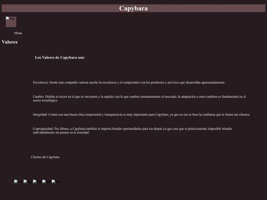 Valores screenshot