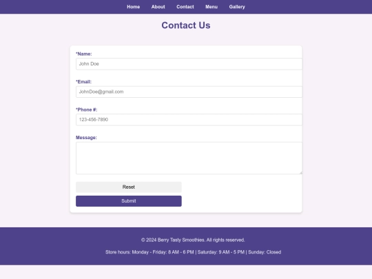 contact screenshot