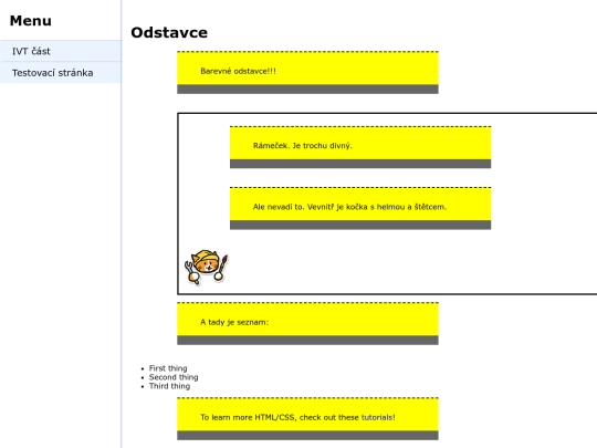 ivt/odstavce screenshot