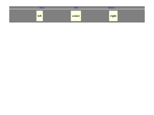 Interests screenshot