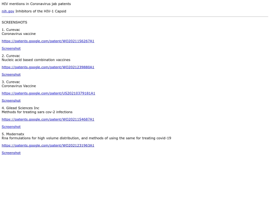 HIV/Vectors screenshot