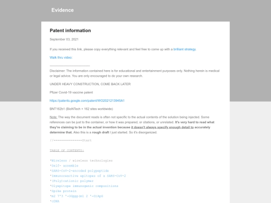 Pfizer screenshot