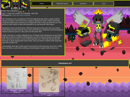 Characters/Automatons screenshot