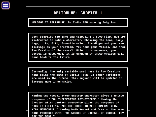 Deltarune/Chapter1 screenshot