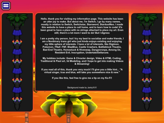 Information screenshot
