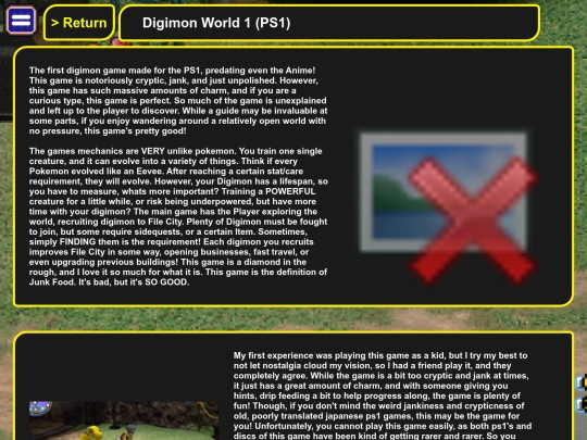 Reviews/DigimonWorld1 screenshot