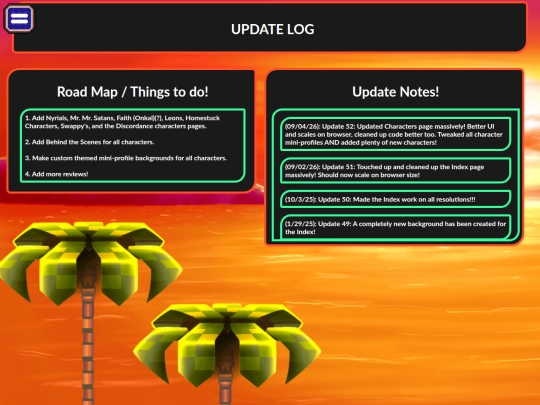 UpdateLog screenshot