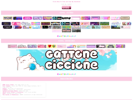 links screenshot
